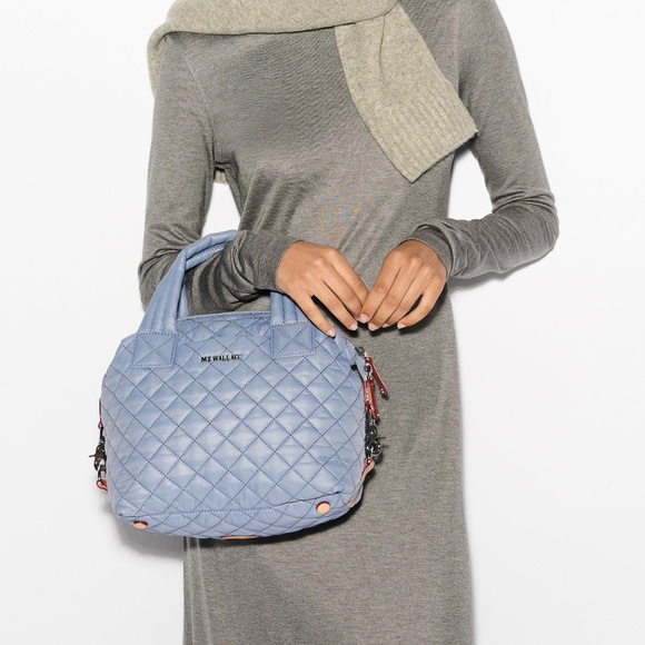 MZ Wallace Small Sutton Deluxe in Stone Blue - Picture 3 of 12